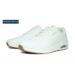 Sneaker blanca con cámara de aire trasera