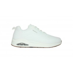 Sneaker blanca con cámara de aire trasera
