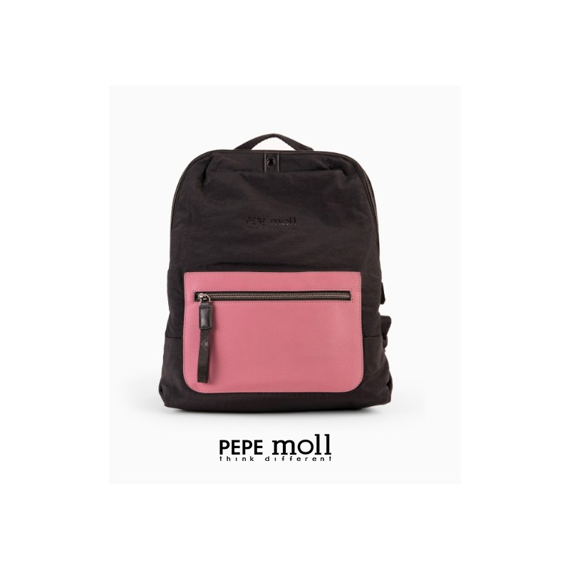 Mochila negra y rosa - Pepe Moll