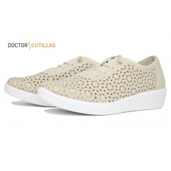 Doctor Cutillas | Zapato casual beis para plantillas