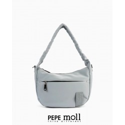 Bolso bandolero gris perla | Pepe Moll