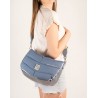 Bolso acolchado color jeans by Pepe Moll