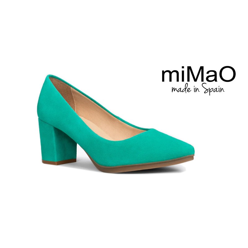 Zapatos vestir Mimao modelo Urban color turquesa