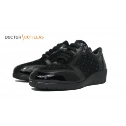 Zapatos Doctor Cutillas plantilla extraíble negros